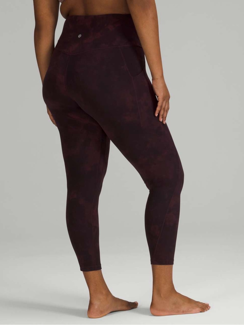 Lululemon Align High-Rise Pant with Pockets - Diamond Dye Cassis Black